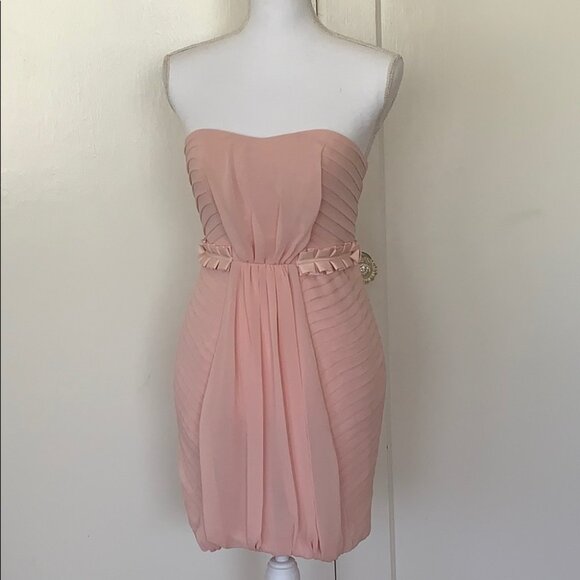 BCBGeneration Mini Strapless Ruffle Dress - Picture 2 of 11